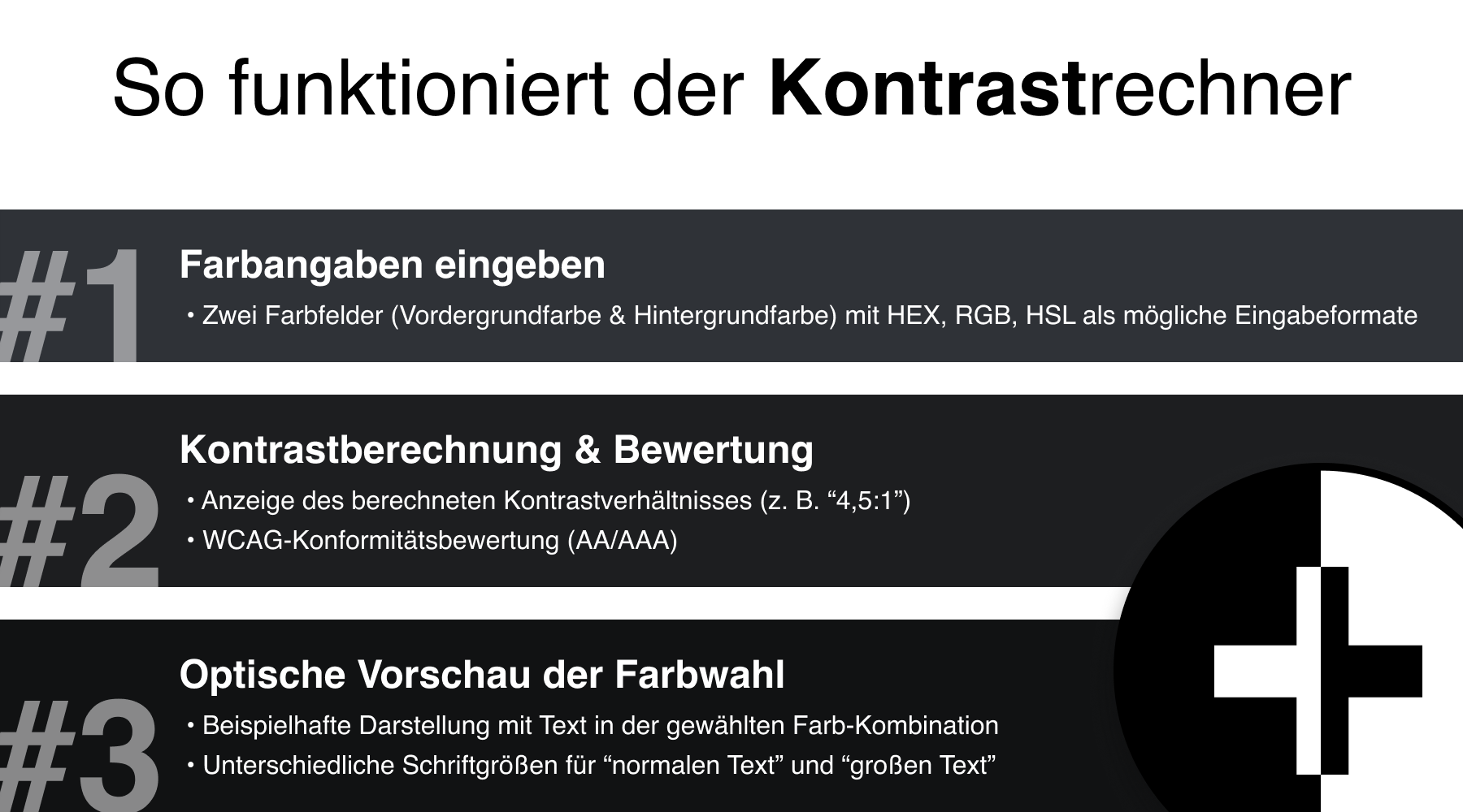 Kontrastrechner Funktionsweise